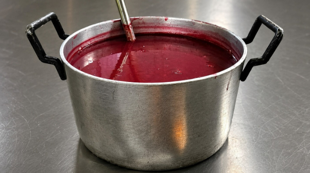 Preparación de Colada Morada
